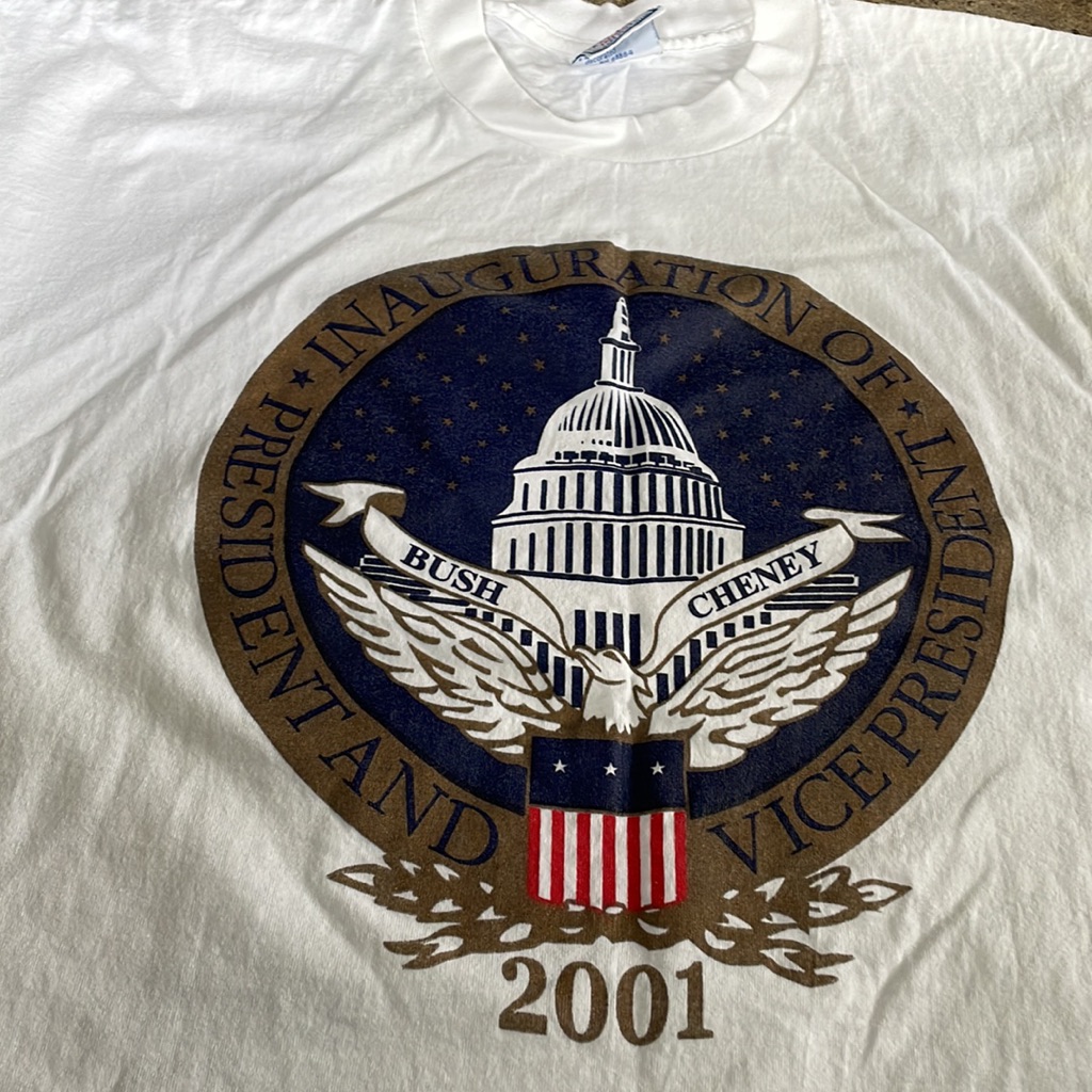 Inauguration Of President And Vice President Bush  Cheney 2001 Vintage TShirt